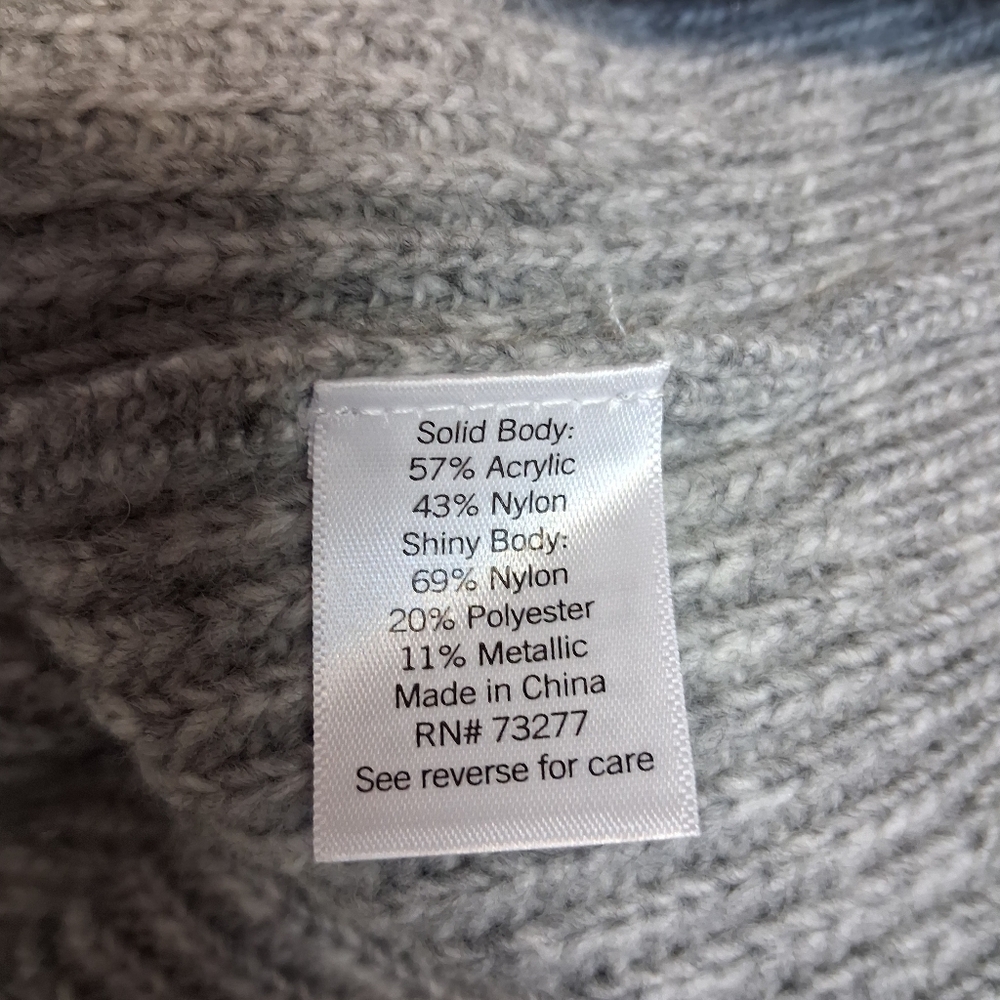 Nine West Gray and Cream Women's Sweater Size M - Picture 13 of 14